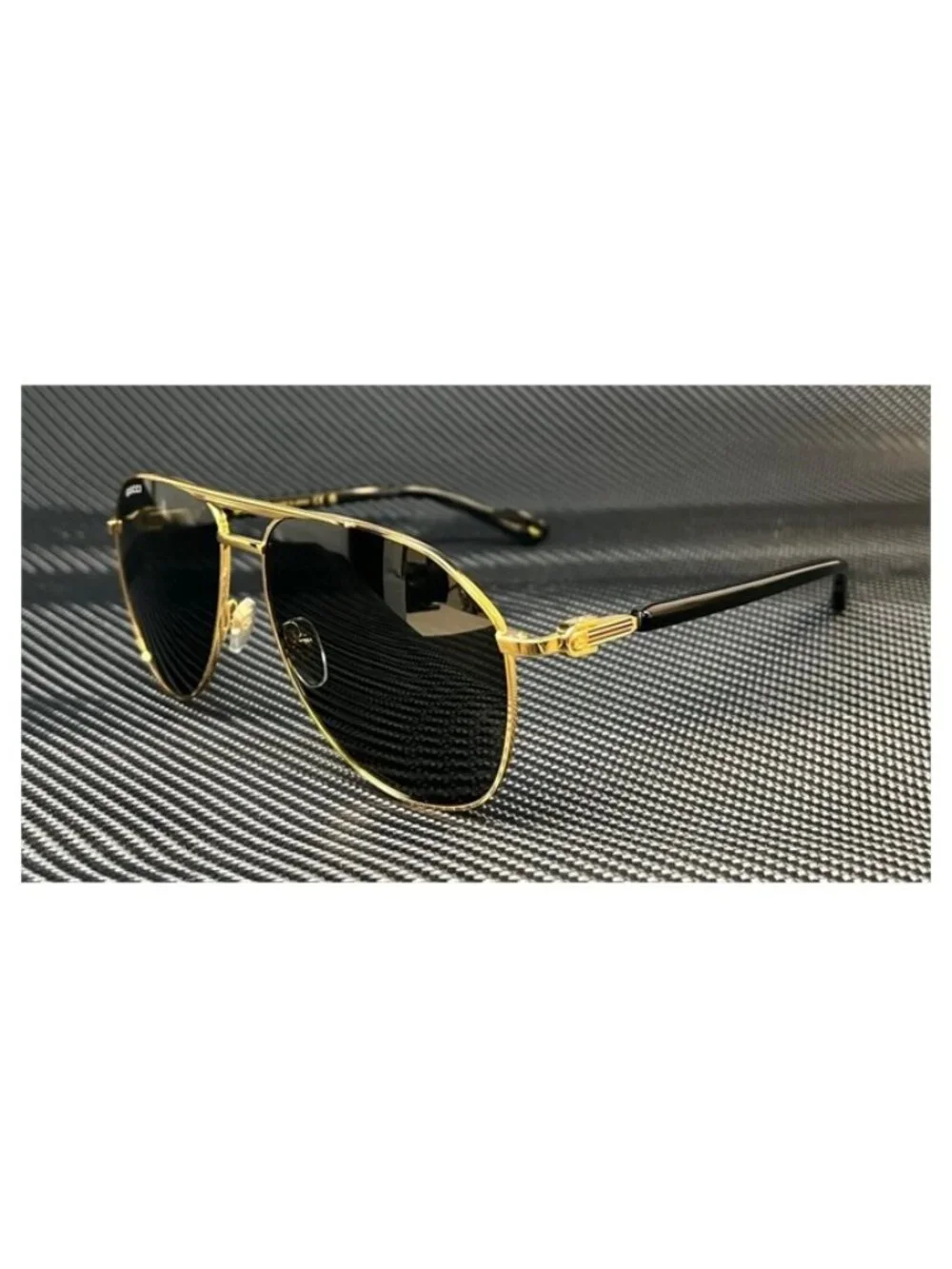 New Gucci Men  Gold Sunglasses  59- 14- 145